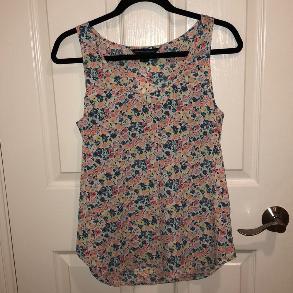 French Connection floral tank